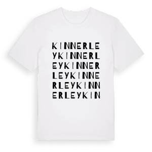Kinnerley ordlek t-shirt – ekologisk bomull t-shirt från Pinshirt