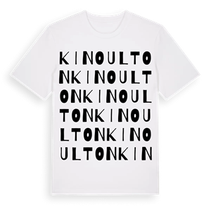 Kinoulton ordlek t-shirt – ekologisk bomull t-shirt från Pinshirt