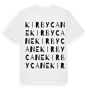 Kirby Cane ordlek t-shirt – ekologisk bomull t-shirt från Pinshirt
