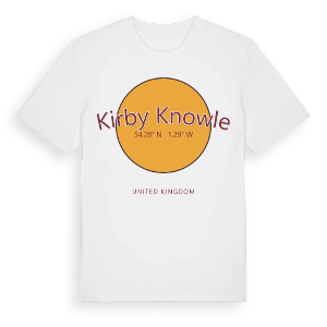 Kirby Knowle cirkel t-shirt – ekologisk bomull t-shirt från Pinshirt