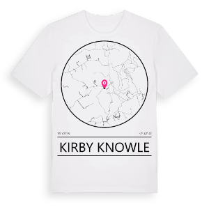 Kirby Knowle t-shirt – ekologisk bomull t-shirt från Pinshirt