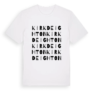 Kirk Deighton ordlek t-shirt – ekologisk bomull t-shirt från Pinshirt