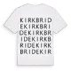 Kirkbride ordlek t-shirt