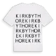 Kirkby Thore ordlek t-shirt