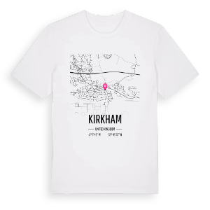 Kirkham karta t-shirt – ekologisk bomull t-shirt från Pinshirt