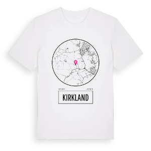 Kirkland t-shirt – ekologisk bomull t-shirt från Pinshirt