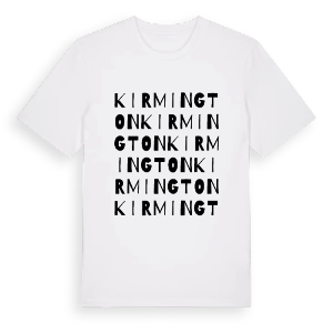 Kirmington ordlek t-shirt – ekologisk bomull t-shirt från Pinshirt