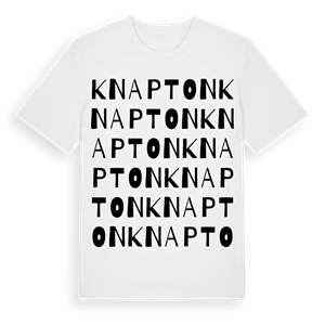 Knapton ordlek t-shirt – ekologisk bomull t-shirt från Pinshirt
