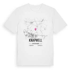 Knapwell karta t-shirt – ekologisk bomull t-shirt från Pinshirt