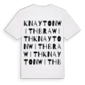 Knayton with Brawith ordlek t-shirt