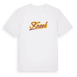 Knook baseball t-shirt – ekologisk bomull t-shirt från Pinshirt