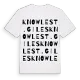 Knowle St. Giles ordlek t-shirt