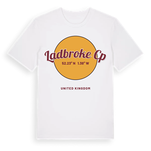 Ladbroke CP cirkel t-shirt – ekologisk bomull t-shirt från Pinshirt