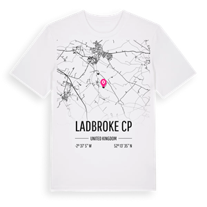 Ladbroke CP karta t-shirt – ekologisk bomull t-shirt från Pinshirt