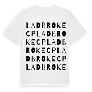 Ladbroke CP ordlek t-shirt – ekologisk bomull t-shirt från Pinshirt