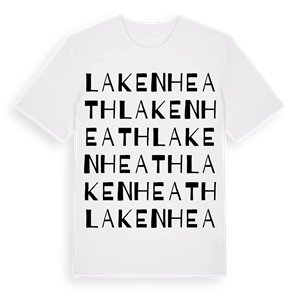 Lakenheath ordlek t-shirt – ekologisk bomull t-shirt från Pinshirt