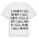 Lambrigg ordlek t-shirt
