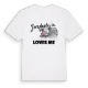 Någon i Lancashire älskar mig t-shirt
