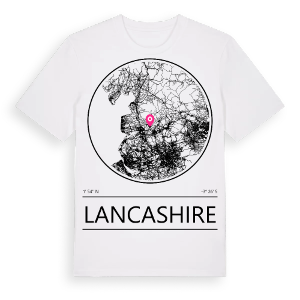 Lancashire t-shirt – ekologisk bomull t-shirt från Pinshirt