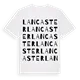 Lancaster ordlek t-shirt