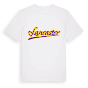 Lancaster baseball t-shirt – ekologisk bomull t-shirt från Pinshirt