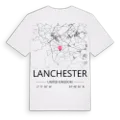 Lanchester karta t-shirt