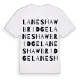Laneshaw Bridge ordlek t-shirt