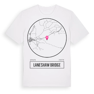 Laneshaw Bridge t-shirt – ekologisk bomull t-shirt från Pinshirt