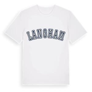 Langham college t-shirt – ekologisk bomull t-shirt från Pinshirt