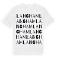 Langham ordlek t-shirt