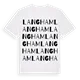 Langham ordlek t-shirt