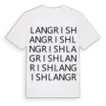 Langrish ordlek t-shirt