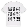 Langsett ordlek t-shirt