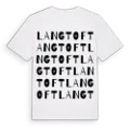 Langtoft ordlek t-shirt