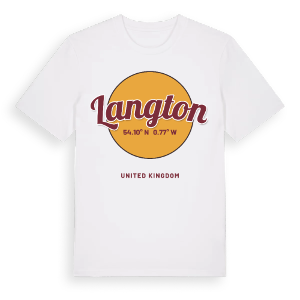 Langton cirkel t-shirt – ekologisk bomull t-shirt från Pinshirt