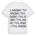 Langwith ordlek t-shirt