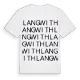 Langwith ordlek t-shirt