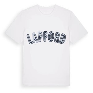 Lapford college t-shirt – ekologisk bomull t-shirt från Pinshirt