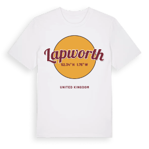 Lapworth cirkel t-shirt – ekologisk bomull t-shirt från Pinshirt