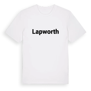 Lapworth fetstil t-shirt – ekologisk bomull t-shirt från Pinshirt