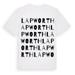 Lapworth ordlek t-shirt – ekologisk bomull t-shirt från Pinshirt