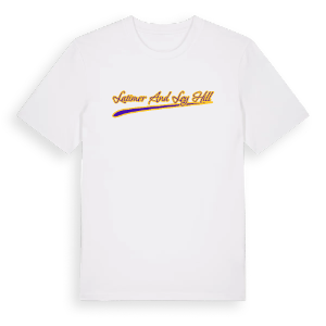 Latimer and Ley Hill baseball t-shirt – ekologisk bomull t-shirt från Pinshirt