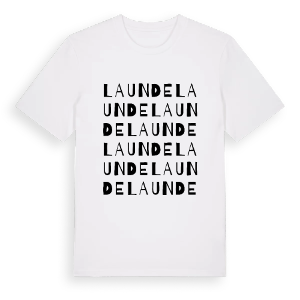 Launde ordlek t-shirt – ekologisk bomull t-shirt från Pinshirt