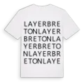Layer Breton ordlek t-shirt