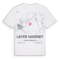 Layer Marney karta t-shirt