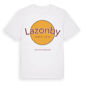 Lazonby cirkel t-shirt – ekologisk bomull t-shirt från Pinshirt