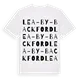 Lea-by-Backford ordlek t-shirt