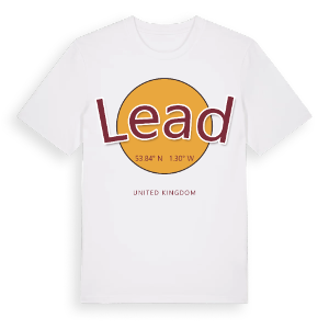 Lead cirkel t-shirt – ekologisk bomull t-shirt från Pinshirt