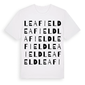 Leafield ordlek t-shirt – ekologisk bomull t-shirt från Pinshirt