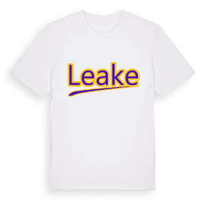 Leake baseball t-shirt – ekologisk bomull t-shirt från Pinshirt